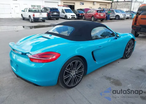 2016 Porsche Boxster Black Edition из США, поврежденный, VIN WP0CA2A80GS120874